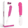 Rožinė Glossy Paul Rožinė Vibrator - 10-Mode, Atsparus vandeniui, 12cm, Silicone