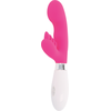 Rožinė Glossy Elvi Rožinė Dual-Motor Silicone Intimate Machine 10 Modes 12cm