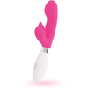 Rožinė Glossy Elvi Rožinė Dual-Motor Silicone Intimate Machine 10 Modes 12cm