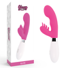 Rožinė Glossy Elvi Rožinė Dual-Motor Silicone Intimate Machine 10 Modes 12cm