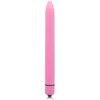 Glossy Slim Deep Rose Vibrator - Atsparus vandeniui ABS, Compact 165 mm