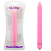 Glossy Slim Deep Rose Vibrator - Atsparus vandeniui ABS, Compact 165 mm