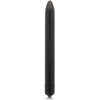 Glossy Brilliant Slim Vibrator Juodas 165mm - Atsparus vandeniui ABS Model