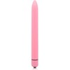 Rožinė Glossy Slim Rožinė - Compact Vibrating Massager, Vanduo-Resistant, 16.5cm