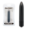 Glossy Brilliant Thin Vibe Juodas 87mm - Discreet Vanduo-Resistant Model