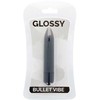 Glossy Brilliant Thin Vibe Juodas 87mm - Discreet Vanduo-Resistant Model