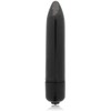 Glossy Brilliant Thin Vibe Juodas 87mm - Discreet Vanduo-Resistant Model