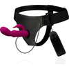 Harness Attraction Vincent Rabbit Vibrator System 15x4 cm Juodas