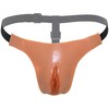 Hidden Desire Alter Ego Silicone Adjustable Open Thong One Size Flesh