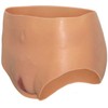 HIDDEN DESIRE ALTER EGO High Waist Silicone Open Brief S-M-L Flesh
