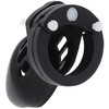 Hidden Desire Extreme Silicone Chastity System S Juodas 6.5cm