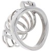Hidden Desire Extreme Metal Chastity System, Adjustable, 7.9 cm, Sidabrinis