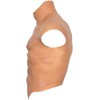 HIDDEN DESIRE ALTER EGO Silicone Male Torso Shirt with Abs, Flesh, S-L