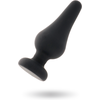 Intense Anal Toys Intense Pipo S Silicone Anal Plug Juodas 9.8 cm - Classic Tapered Design