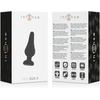 Intense Anal Toys Intense Pipo S Silicone Anal Plug Juodas 9.8 cm - Classic Tapered Design