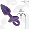 Intense Anal Toys INTENSE Michael Rechargeable Vibrating Plug with Remote Control, Juodas