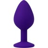Intense Anal Toys Intense Shelki M Lilac - Medical Silicone Anal Plug with Diamond Base