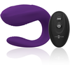 Intense Couples Toys Intense Bruno Double Motor Lilac Silicone Couple Massager, Remote, 62mm