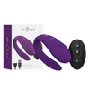 Intense Couples Toys Intense Bruno Double Motor Lilac Silicone Couple Massager, Remote, 62mm