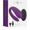 Intense Couples Toys Intense Bruno Double Motor Lilac Silicone Couple Massager, Remote, 62mm