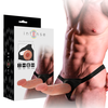 Intense Couples Toys Intense Hollow Strap-On System with Adjustable Harness 18 x 3.5 cm Natural