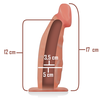 Intense Couples Toys Intense Hollow Strap-On System with Adjustable Harness 18 x 3.5 cm Natural