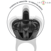 Intense Couples Toys Intense Mabel Juodas Vibrating Ring with 10 Modes &amp; Anatomical Stimulator
