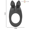 Intense Couples Toys INTENSE SAM Double Vibrating Ring Juodas 10-Mode Rechargeable USB