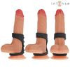 Intense Couples Toys INTENSE THEO Double Silicone Juodas Support Ring Model 3, 5.1 cm