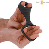 Intense Couples Toys INTENSE THEO Double Silicone Juodas Support Ring Model 3, 5.1 cm