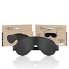INTENSE FETISH Vegan Leather Sleep Mask Adjustable Ergonomic Juodas
