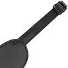 INTENSE FETISH Vegan Leather Sleep Mask Adjustable Ergonomic Juodas
