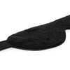 INTENSE FETISH Vegan Leather Sleep Mask Adjustable Ergonomic Juodas
