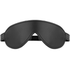INTENSE FETISH Vegan Leather Sleep Mask Adjustable Ergonomic Juodas