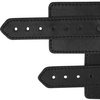 INTENSE FETISH Vegan Leather Adjustable Handcuffs Juodas