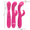 Intense Fun Rožinė INTENSE Amara Rožinė Vibrating Device with Stimulating Tongue, 10 Modes