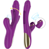 Intense Fun INTENSE Ateneo Rechargeable 3-Motor Silicone Intimate Device Violetinė 25cm