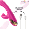 Intense Fun Rožinė INTENSE Britney 3-Motor Dual-Action Vibrator 23cm Rožinė Medical Silicone