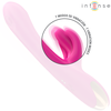 Intense Fun Rožinė INTENSE Britney 3-Motor Dual-Action Vibrator 23cm Rožinė Medical Silicone