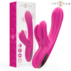 Intense Fun Rožinė INTENSE Britney 3-Motor Dual-Action Vibrator 23cm Rožinė Medical Silicone