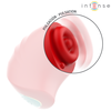 Intense Fun INTENSE Donnie External Stimulator Raudona/Žalias Compact Rechargeable