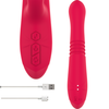 Intense Fun INTENSE - DUA MULTIFUNCTION RECHARGEABLE UP &amp; DOWN VIBRATOR WITH Raudonas TONGUE