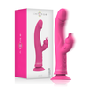 Intense Fun Rožinė Intense Julio Dual Motor Rožinė Silicone Rabbit Massager 24cm Atsparus vandeniui
