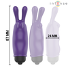 Intense Fun Intense Mystic Violetinė Mini Vibrating Bullet 8.7 x 2.4 cm Silicone