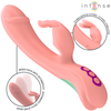 Intense Fun Rožinė Intense Rachel Rožinė Dual Action Vibrator 5 Modes Medical Silicone 23cm