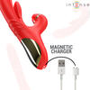 Intense Fun INTENSE Rosalia Raudona 3-in-1 Multifunctional Stimulation Device Atsparus vandeniui