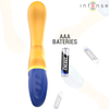 Intense Fun INTENSE Shaggy Geltona Curved G-Spot Vibrator Ergonomic Silicone Design