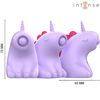 Intense Fun Intense Sweetie Unicorn Shape Tongue Stimulator Rožinė Silicone USB IPX7