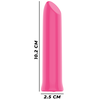 Intense Fun Rožinė INTENSE Todrick Rožinė Vibration Bullet - 10 Modes, Atsparus vandeniui, Compact Design