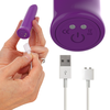 Intense Fun INTENSE Todrick Violet Compact Vibrating Bullet 10 Modes Atsparus vandeniui 10.2cm